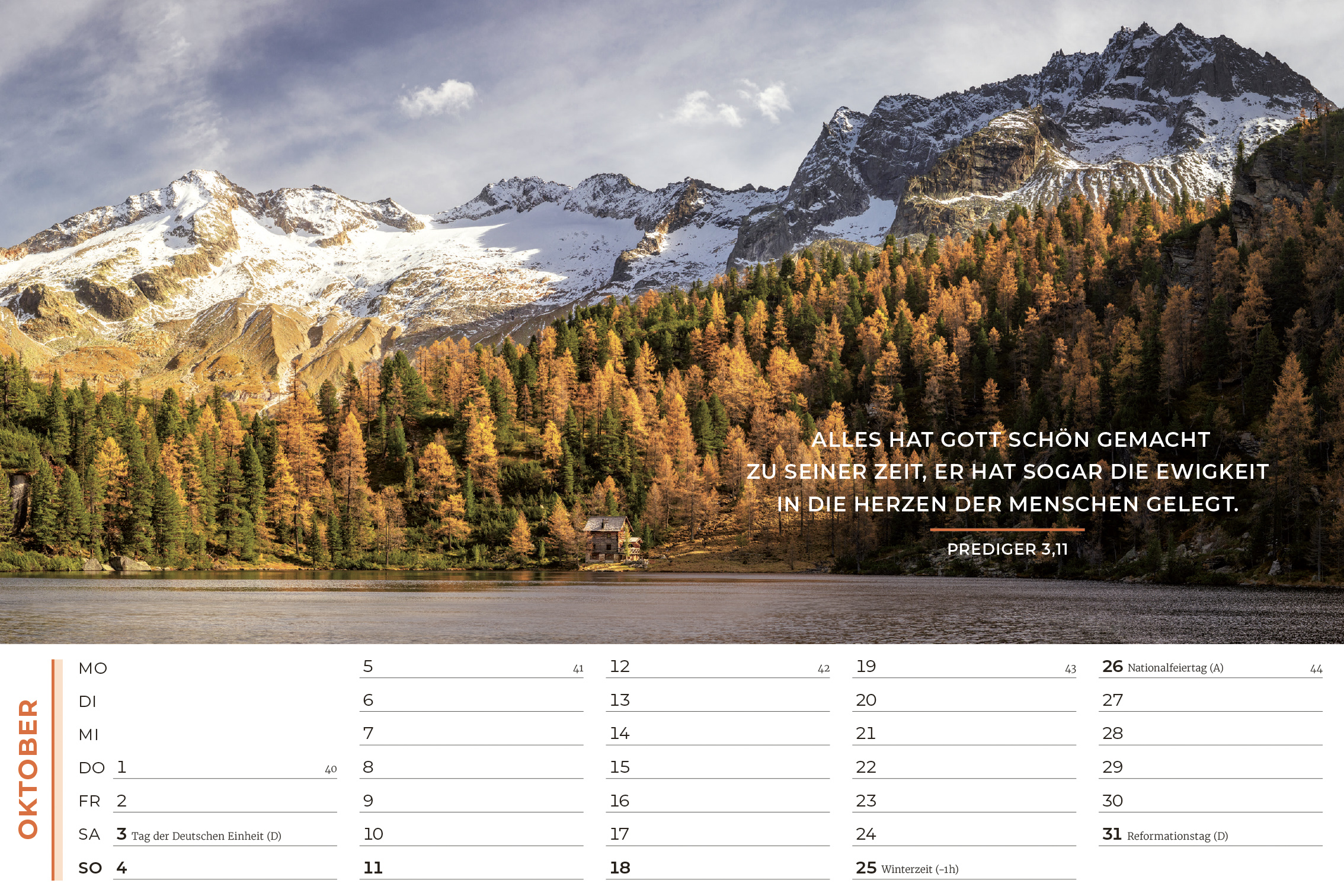 Life-is-More Panoramakalender 2026