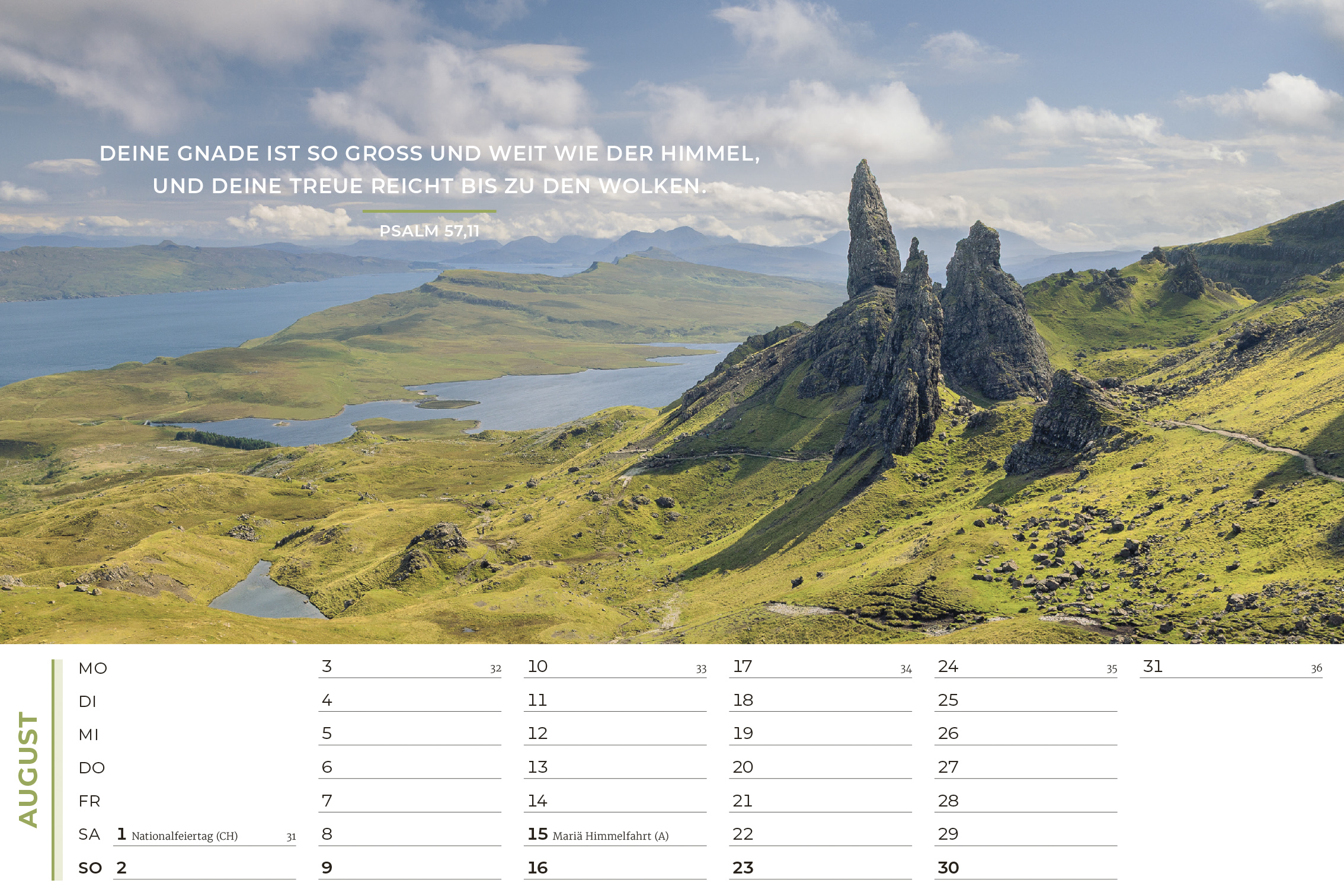Life-is-More Panoramakalender 2026