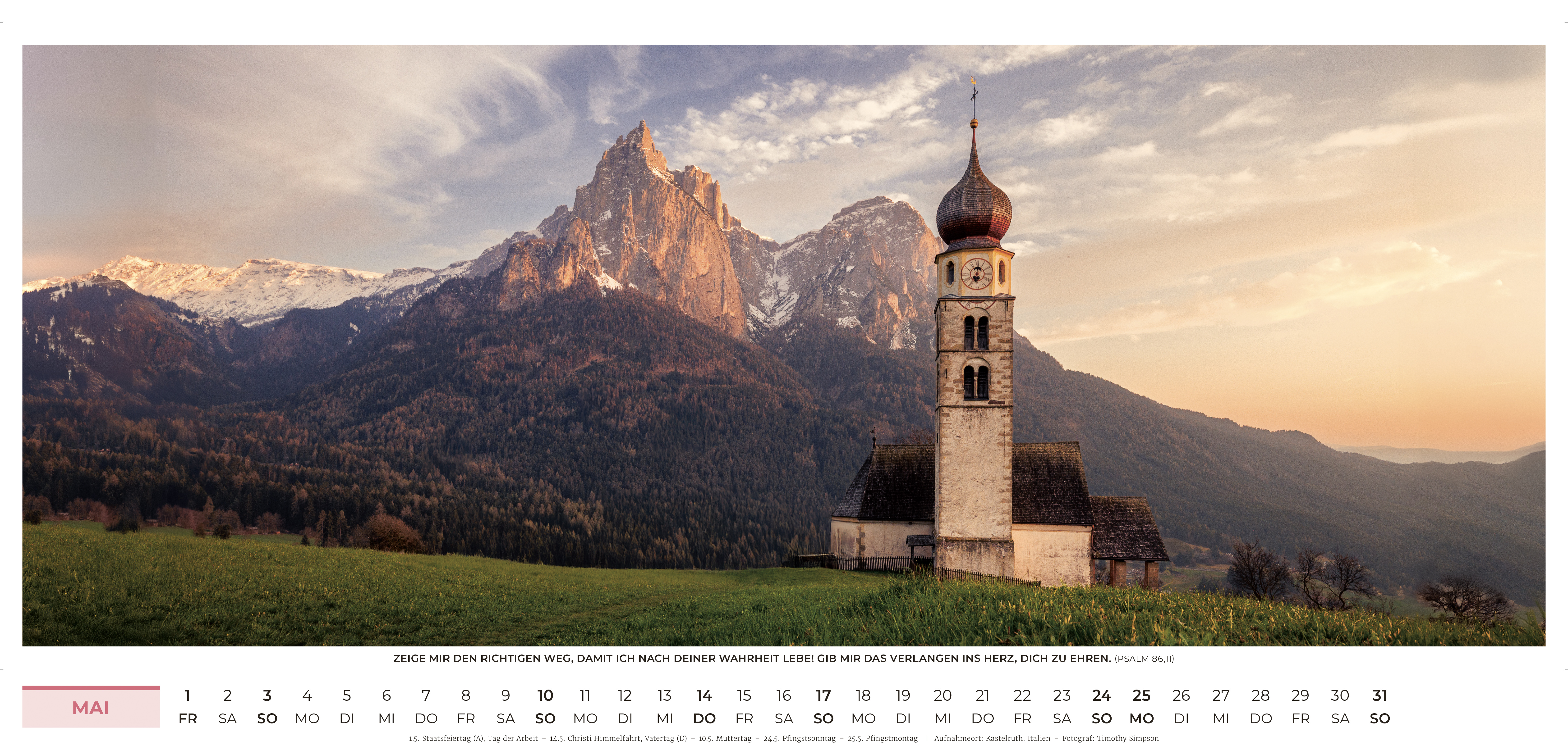 Life-is-More Panoramakalender XL 2026