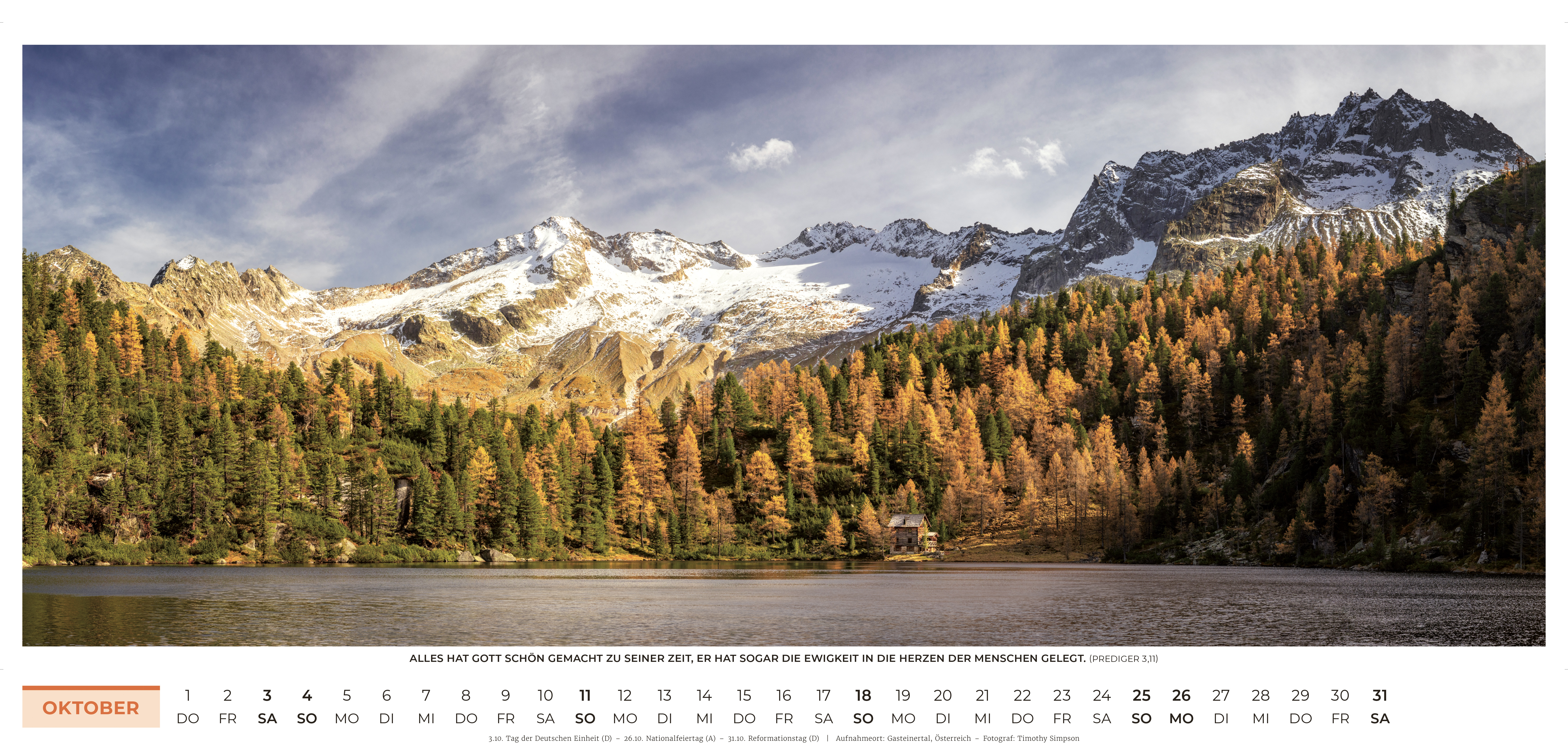 Life-is-More Panoramakalender XL 2026