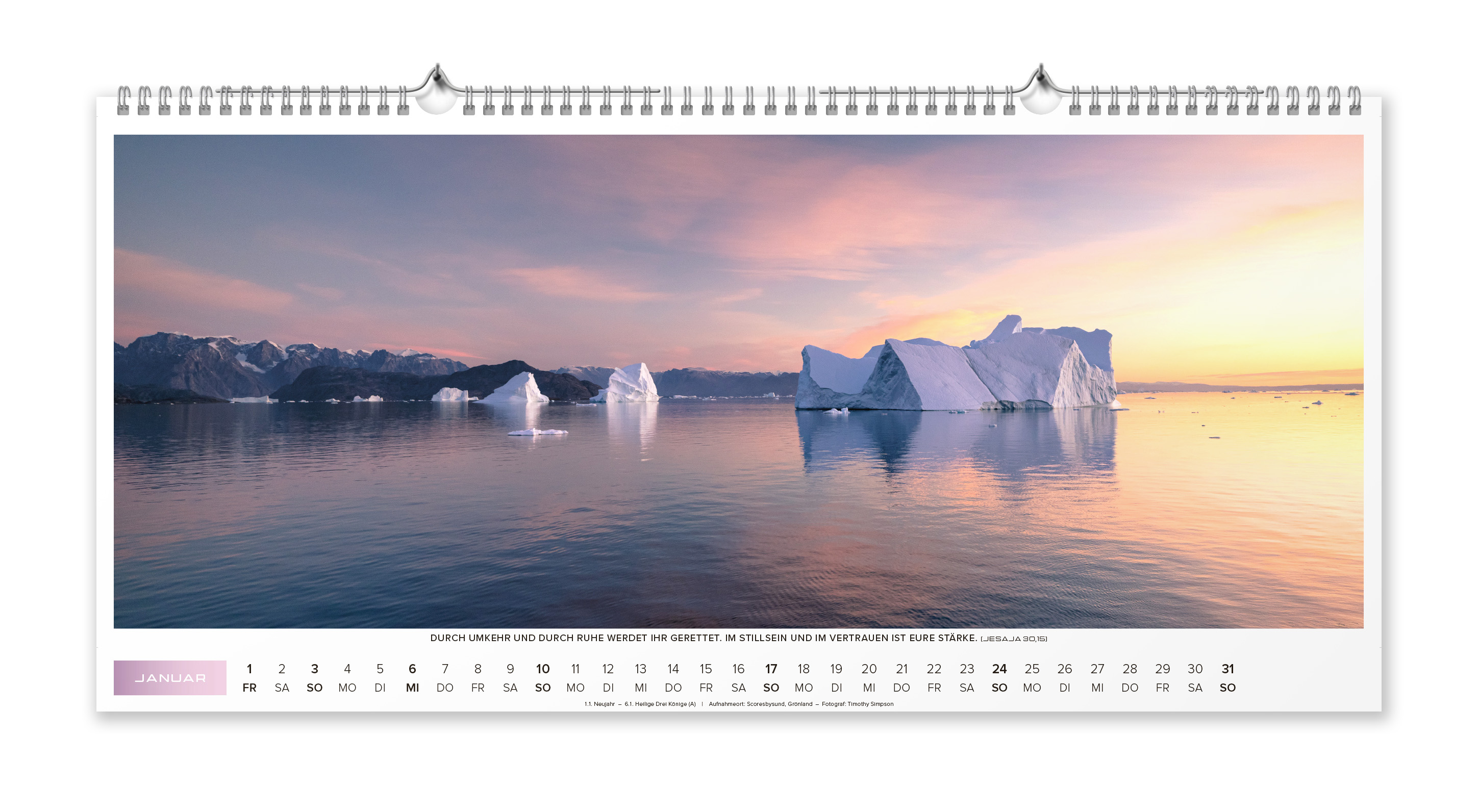Life-is-More Panoramakalender XL 2027