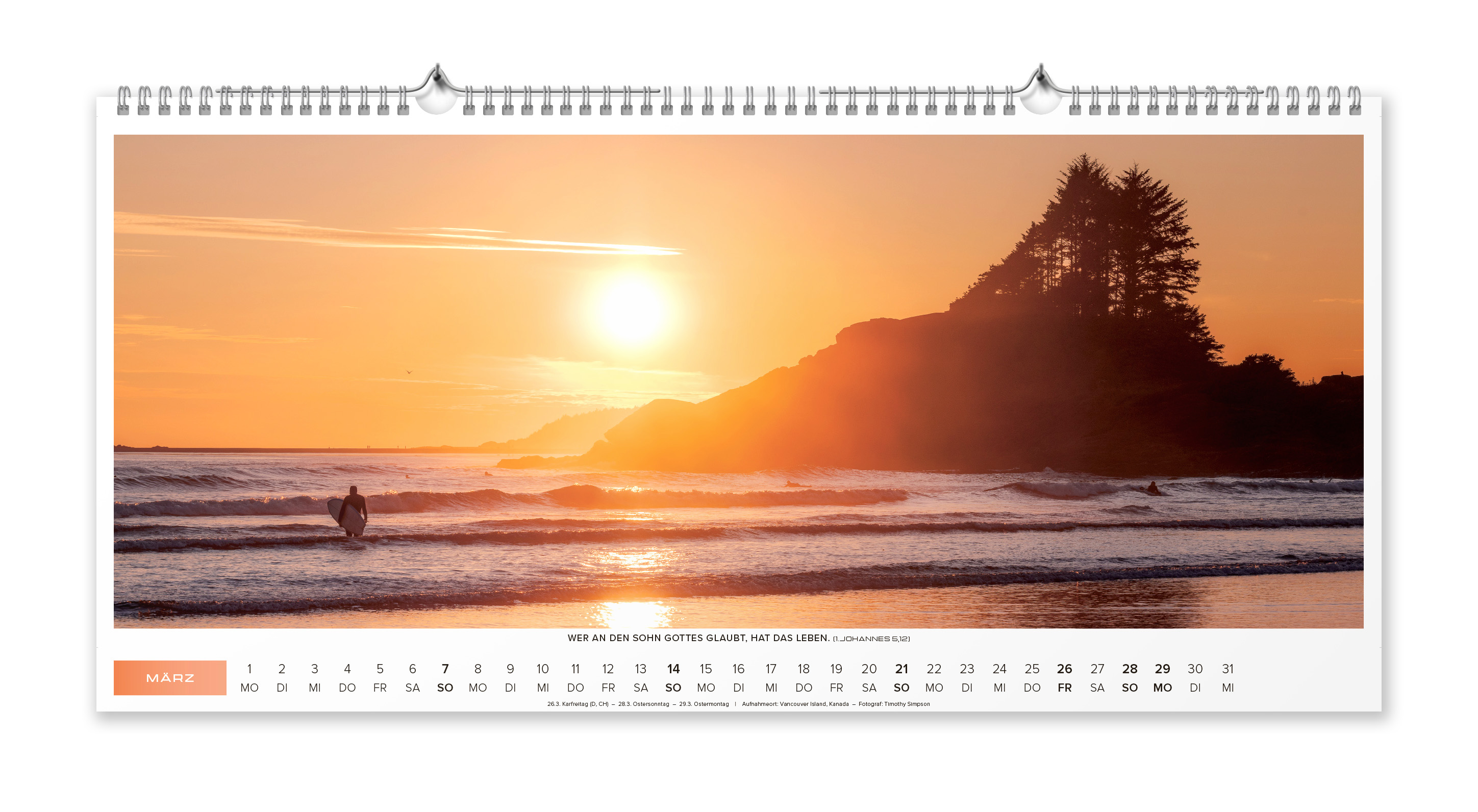 Life-is-More Panoramakalender XL 2027
